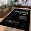 Star Wars Tie Sa Bomber Black Rug