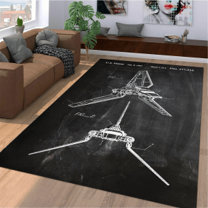 Star Wars U.S Patent January 1985 Rug