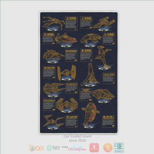 Star Wars Vehicles Patent Collection Rug