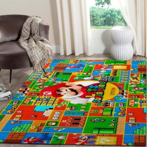 Super Mario Area Rug / Gaming Floor Jk39010 Rug Carpet