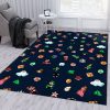 Super Mario Bros 3 Christmas Gift Rug Bedroom Rug Floor Decor Home Decor