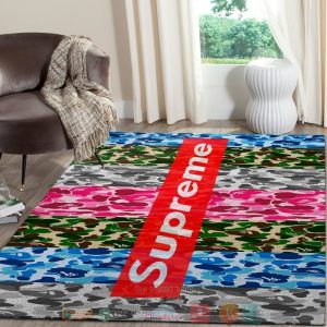 Supreme Brand Color Bape Rug