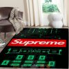 Supreme Brand Status Neon Black Rug