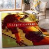 Supreme Logo Rug Fashion Brand Rug Christmas Gift Us Decor