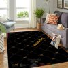 Supreme-Louis Vuitton Black-Yellow Inspired Rug