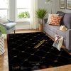 Supreme-Louis Vuitton Yellow-Black Inspired Rug