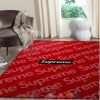 Supreme Luxury Brand Red Pattern Rug