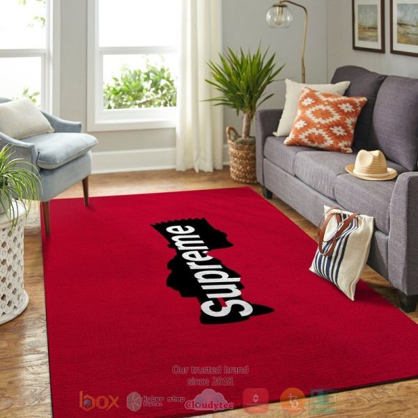 Supreme Luxury Brand Red Rug