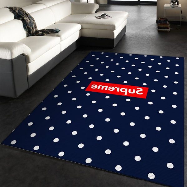 Supreme X Cdg Rectangle Rug Bedroom Rug Floor Decor Home Decor