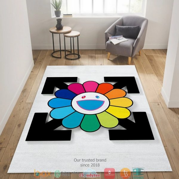 Takashi Murakami Off White Fashion Brand Rug Carpet