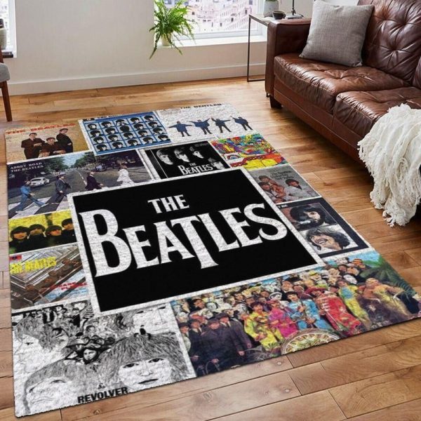 The Beatles Living Room Area Rug For Christmas