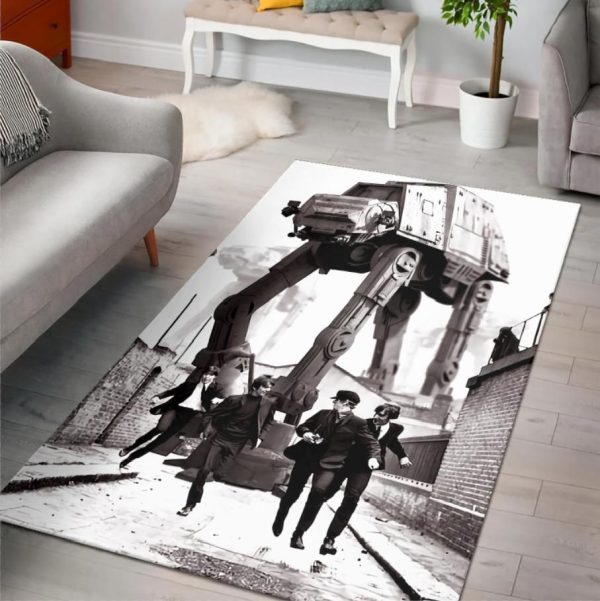 The Beatles Running Area Rug Rugs For Living Room Rug Home Decor