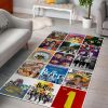 The Beatles Style 3 Living Rooms Area Rug