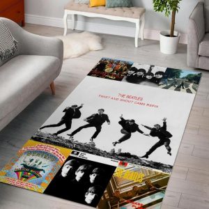 The Beatles V2 Living Rooms Area Rug Carpet