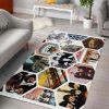 The Beatles V7 Living Rooms Music Band Area Rugs