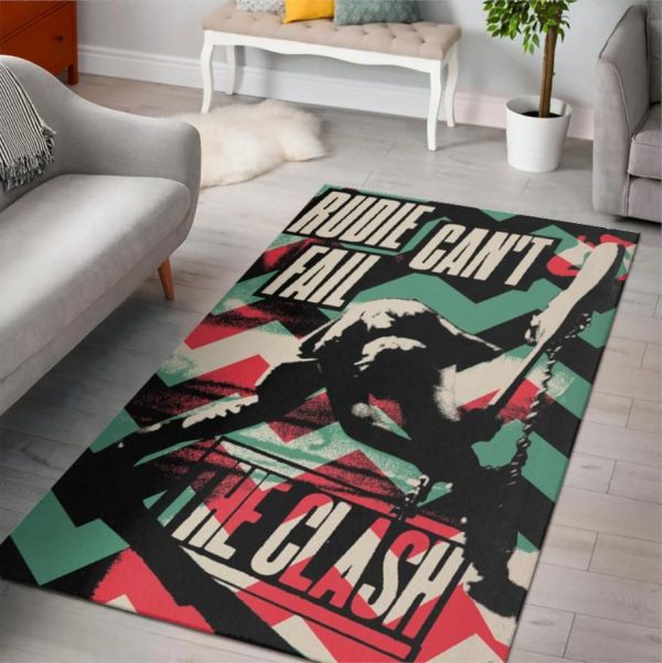 The Clash London Calling Area Rug Rugs For Living Room Rug Home Decor