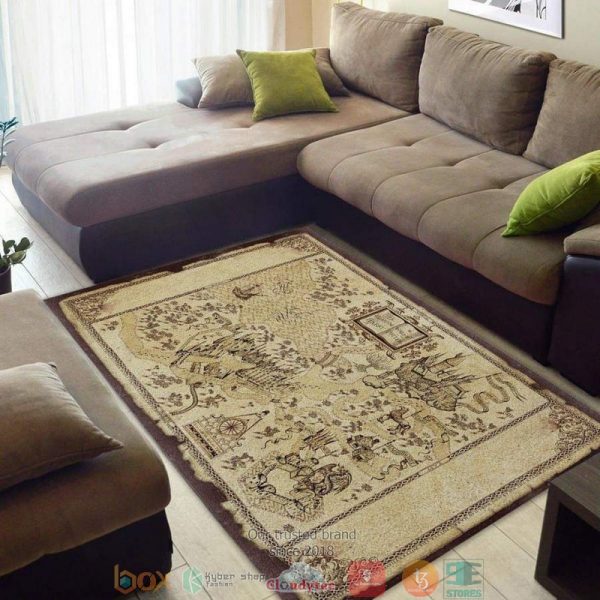 The Marauders Map Harry Potter Rug Carpet