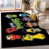 The Sesame Street Monsters Area Rug For Christmas Bedroom Rug Family Gift Us Decor