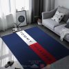 Tommy Hilfiger Blue Rectangle Rug