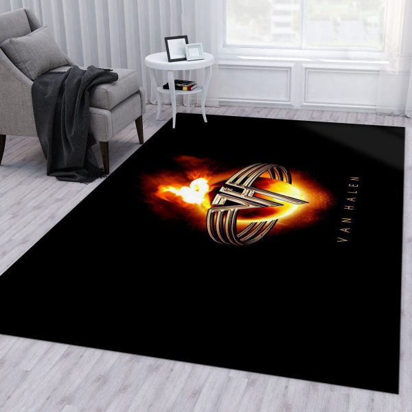 Van Halen Logo Rug Living Room Rug Us Gift Decor