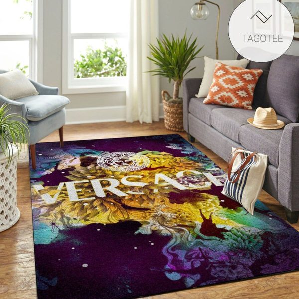 Versace Area Rug Hypebeast Carpet Luxurious Fashion Brand Logo Living Room  Rugs Floor Decor 19122919