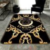 Versace Home Black Rectangle Rug