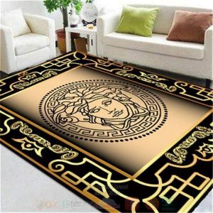 Versace Medusa Pattern Inspired Rug