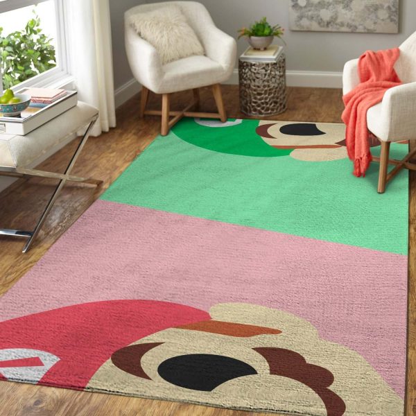 Videogame Fans Super Mario Bros. Video Game Area Rug - Gaming Wv98686 Rug Carpet