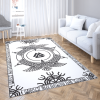 Viking Raven And Runic – Viking Area Rug