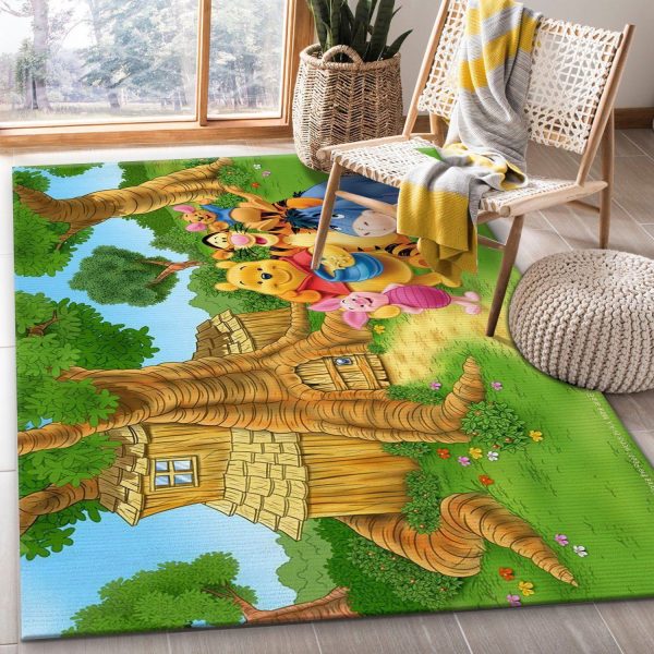 Winnie The Pooh Ver21 Rug Bedroom Rug Us Gift Decor