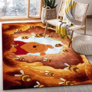 Winnie The Pooh Ver9 Area Rug Living Room Rug Us Gift Decor