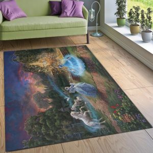 Wishes Granted Disney Area Rug Living Room Rug Floor Decor Home Decor