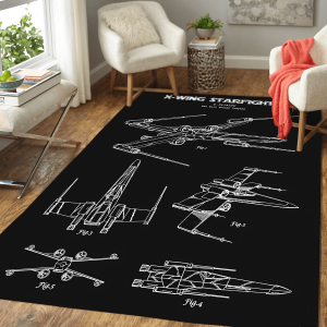 X-Wing Starfighter Rug