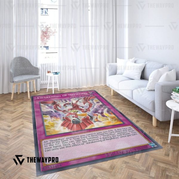 Yu Gi Oh Awakening Of Nephthys Rug- Limited Edition