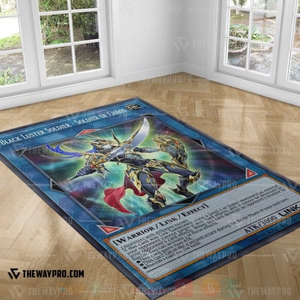 Yu-Gi-Oh Black Luster Soldier Of Chaos Rug