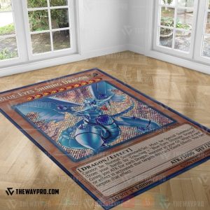 Yu-Gi-Oh Blue-Eyes Shining Dragon Rug