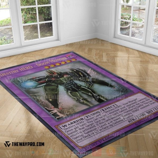 Yu-Gi-Oh Destiny Hero-Doom Monger Rug