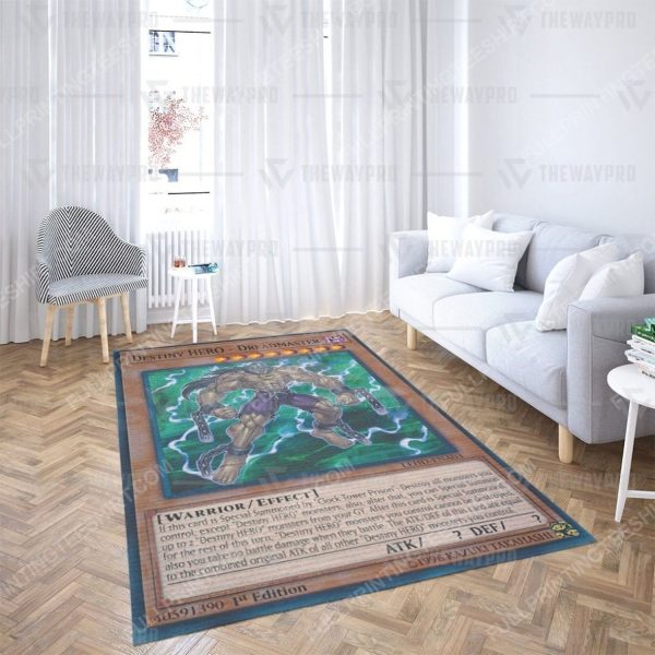 Yu-Gi-Oh Destiny Hero Dreadmaster All Over Print Rug