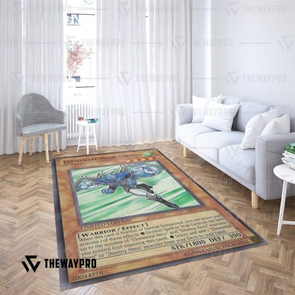 Yu Gi Oh Elemental Hero Stratos Rug