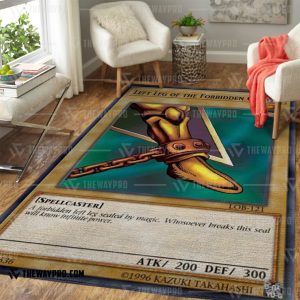 Yu Gi Oh Exodia Left Leg Of The Forbidden One Rug