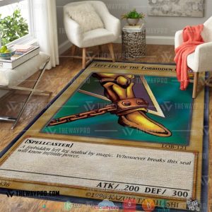 Yu Gi Oh Exodia Left Leg Of The Forbidden One Rug