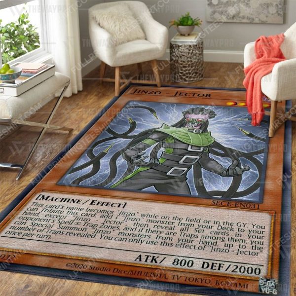 Yu-Gi-Oh Jinzo Jector All Over Print Rug