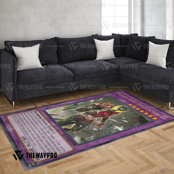 Yu Gi Oh Masked Hero Spectercrow Rug