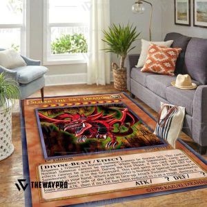 Yu Gi Oh Slifer The Sky Dragon Rug