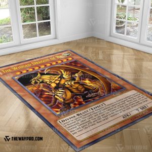 Yu Gi Oh The Winged Dragon Of Ra Rug