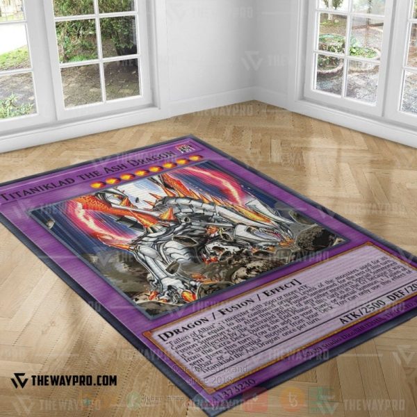 Yu-Gi-Oh Titaniklad The Ash Dragon Rug