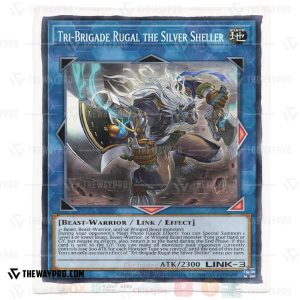 Yu-Gi-Oh Tri-Brigade Rugal The Silver Sheller Soft Blanket