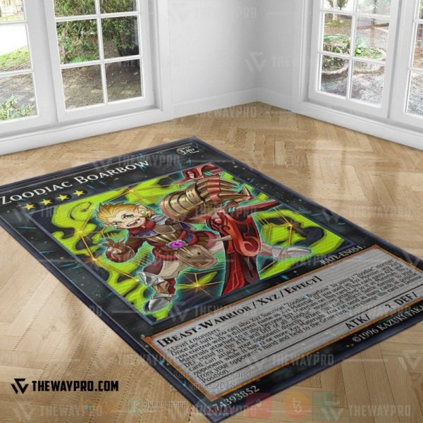 Yu-Gi-Oh Zoodiac Boarbow Rug