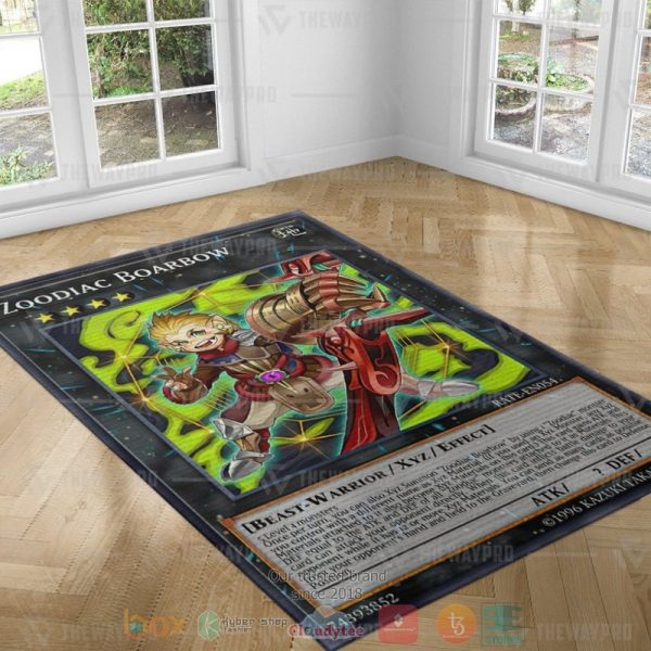 Zoodiac Boarbow Rectangle Rug